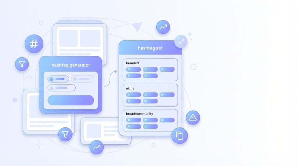 Featured image for Hashtag Generator: Free Tool for Instagram, TikTok & More